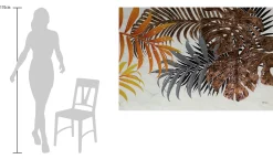 XXL Öl Gemälde 'Jungle Leaves' | Handgemaltes Unikat