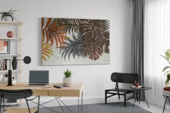 XXL Öl Gemälde 'Jungle Leaves' | Handgemaltes Unikat