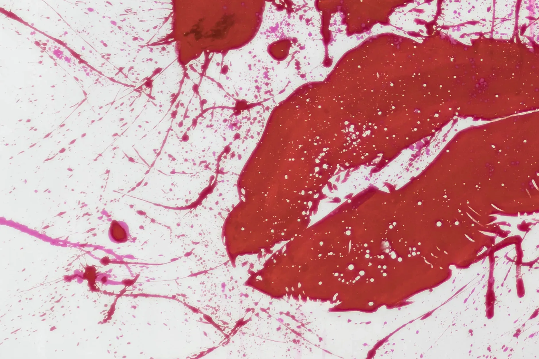 XXL Öl Gemälde 'Kissable Lips' | Handgemaltes Unikat
