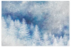 XXL Öl Gemälde 'Klare Winternacht' | Handgemaltes Unikat