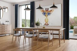 XXL Öl Gemälde 'Kleine Giraffe' | Handgemaltes Unikat
