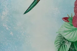 XXL Öl Gemälde 'König der Kolibris' | Handgemaltes Unikat