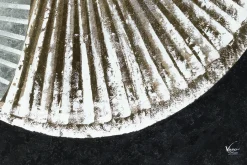 XXL Öl Gemälde 'Königliche Fächer' | Handgemaltes Unikat