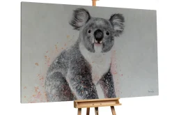 XXL Öl Gemälde 'Koala Smile' | Handgemaltes Unikat