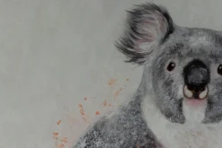 XXL Öl Gemälde 'Koala Smile' | Handgemaltes Unikat
