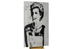 XXL Öl Gemälde 'Lady Di's Smile' | Handgemaltes Unikat