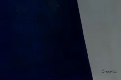 XXL Öl Gemälde 'Lady in Blue' | Handgemaltes Unikat