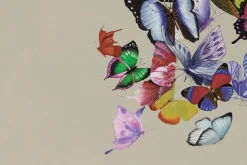 XXL Öl Gemälde 'Laughing Butterflies' | Handgemaltes Unikat