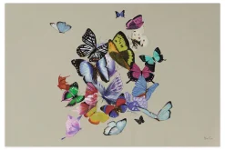 XXL Öl Gemälde 'Laughing Butterflies' | Handgemaltes Unikat