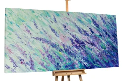 XXL Öl Gemälde 'Lavender Universe' | Handgemaltes Unikat