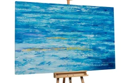 XXL Öl Gemälde 'Life on Neptune' | Handgemaltes Unikat