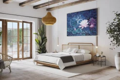 XXL Öl Gemälde 'Lily's Rose' | Handgemaltes Unikat