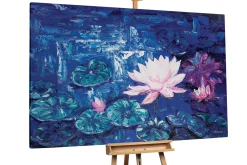 XXL Öl Gemälde 'Lily's Rose' | Handgemaltes Unikat