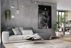 XXL Öl Gemälde 'Lion's Majesty' | Handgemaltes Unikat