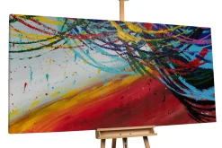 XXL Öl Gemälde 'Live In Colour!' | Handgemaltes Unikat