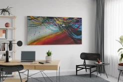 XXL Öl Gemälde 'Live In Colour!' | Handgemaltes Unikat