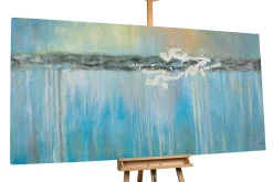 XXL Öl Gemälde 'Looming Tempest' | Handgemaltes Unikat