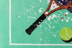 XXL Öl Gemälde 'Love For Tennis' | Handgemaltes Unikat