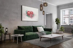 XXL Öl Gemälde 'Luminous Pomegranate' | Handgemaltes Unikat