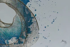 XXL Öl Gemälde 'Magic Lagoon' | Handgemaltes Unikat