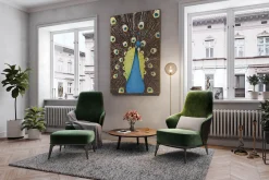 XXL Öl Gemälde 'Magic Peacock' | Handgemaltes Unikat