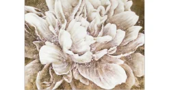 XXL Öl Gemälde 'Magische Blume' | Handgemaltes Unikat
