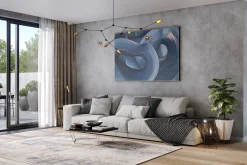 XXL Öl Gemälde 'Magische Formen' | Handgemaltes Unikat