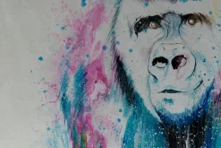 XXL Öl Gemälde 'Majestic Gorilla' | Handgemaltes Unikat