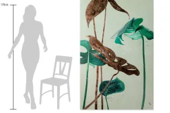 XXL Öl Gemälde 'Majestic Monstera' | Handgemaltes Unikat