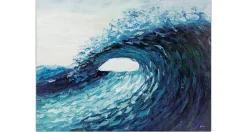 XXL Öl Gemälde 'Majestic Wave' | Handgemaltes Unikat