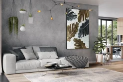 XXL Öl Gemälde 'Marble Tropics' | Handgemaltes Unikat