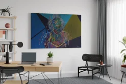 XXL Öl Gemälde 'Marilyn's Calligraphy' | Handgemaltes Unikat