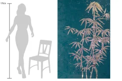 XXL Öl Gemälde 'Midnight Bamboo' | Handgemaltes Unikat