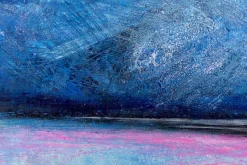 XXL Öl Gemälde 'Midnight by the Lake' | Handgemaltes Unikat