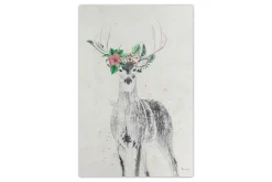 XXL Öl Gemälde 'Miss Deer' | Handgemaltes Unikat