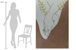 XXL Öl Gemälde 'Mit dir' | Handgemaltes Unikat