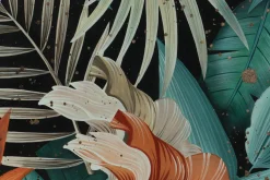 XXL Öl Gemälde 'Mitternachtsblumen' | Handgemaltes Unikat