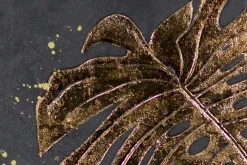 XXL Öl Gemälde 'Mondlichtmonstera' | Handgemaltes Unikat