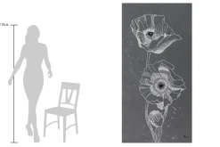 XXL Öl Gemälde 'Monochrome Schönheit' | Handgemaltes Unikat