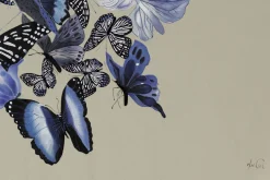 XXL Öl Gemälde 'Moonlight Butterflies' | Handgemaltes Unikat