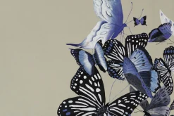 XXL Öl Gemälde 'Moonlight Butterflies' | Handgemaltes Unikat