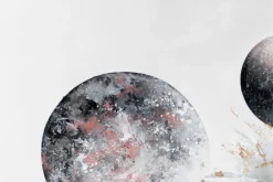 XXL Öl Gemälde 'Moon Triumvirate' | Handgemaltes Unikat