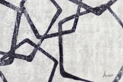 XXL Öl Gemälde 'Mosaik im Schnee' | Handgemaltes Unikat