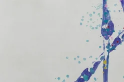 XXL Öl Gemälde 'Mr. Flamingo Dots' | Handgemaltes Unikat