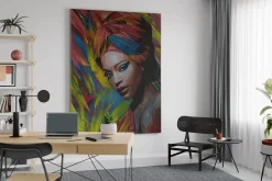 XXL Öl Gemälde 'Mysterious Muse' | Handgemaltes Unikat