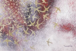 XXL Öl Gemälde 'Mystic Murmuration' | Handgemaltes Unikat