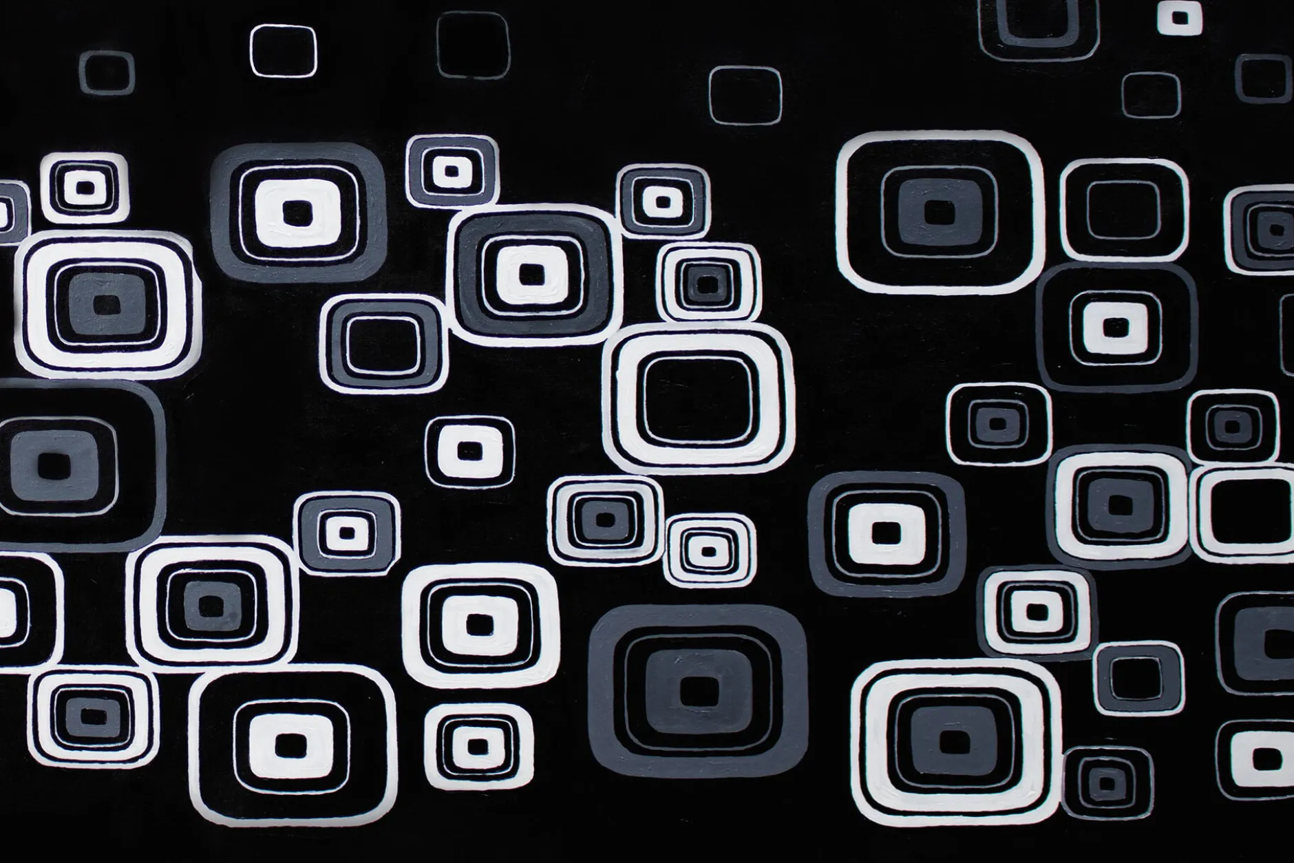 XXL Öl Gemälde 'Nachtsicht' | Handgemaltes Unikat