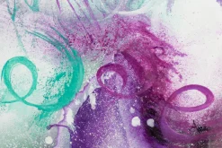 XXL Öl Gemälde 'Neon Bursts' | Handgemaltes Unikat