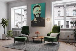 XXL Öl Gemälde 'Neymar’s Joy' | Handgemaltes Unikat