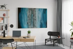 XXL Öl Gemälde 'Notes of the Ocean Bay' | Handgemaltes Unikat
